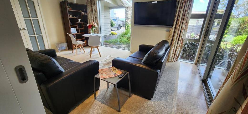 Maison d’hôte pour 2 personnes, avec jardin ainsi que vue et vue sur le lac à Taupo