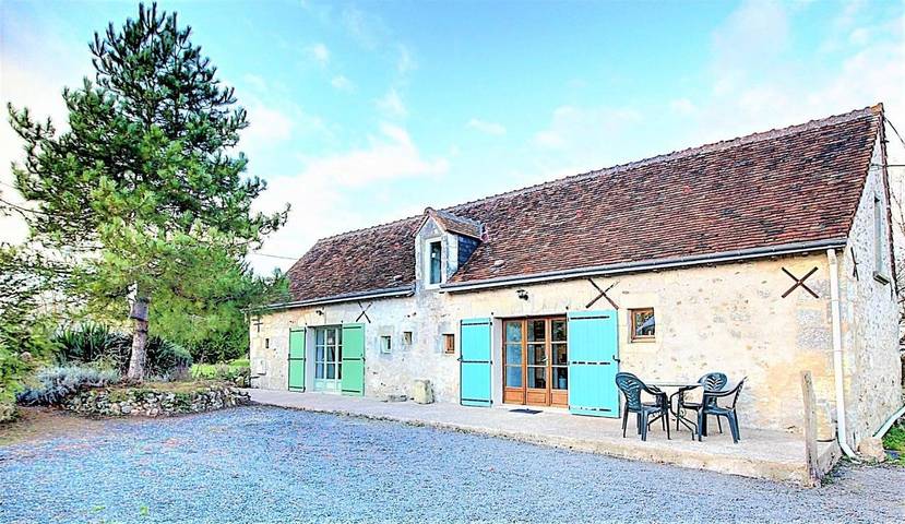 Gîte pour 4 personnes, avec jardin à Le Petit-Pressigny