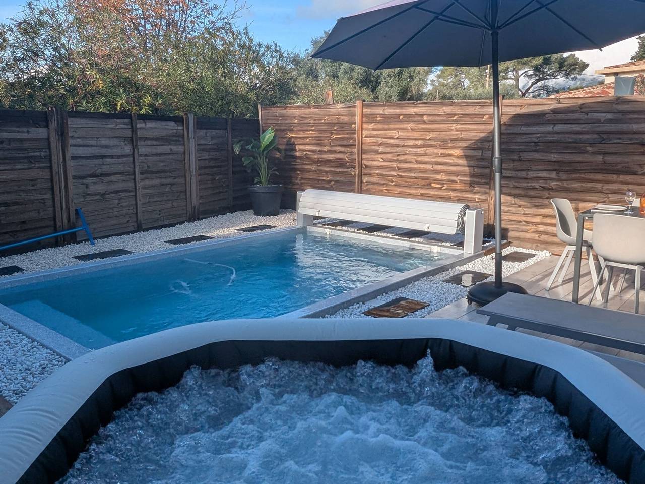 Ganze Wohnung, Ferienhäuser Domaine de la chapelle Le Chianti in Roquefort-les-Pins, Cannes und Umgebung