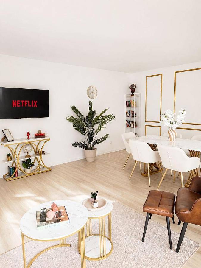 Ferienwohnung für 7 Personen, mit Balkon und Garten sowie Ausblick in Springe