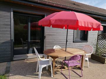 Gîte pour 3 personnes, avec jardin et terrasse à Scey-Maisières