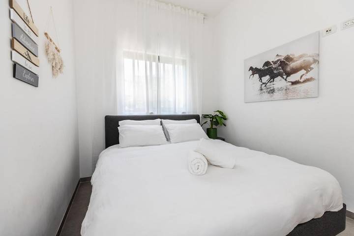 Gîte pour 4 personnes, avec piscine et jardin dans Kibbutz Snir