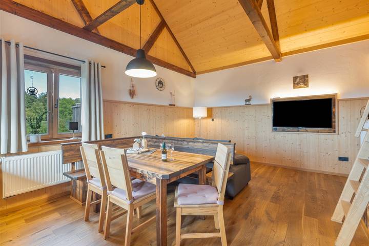 Chalet "Oberwald 3" with Private Terrace, Garden, Sauna, Wi-Fi, and Parking in Schotten, Vogelsberg Region
