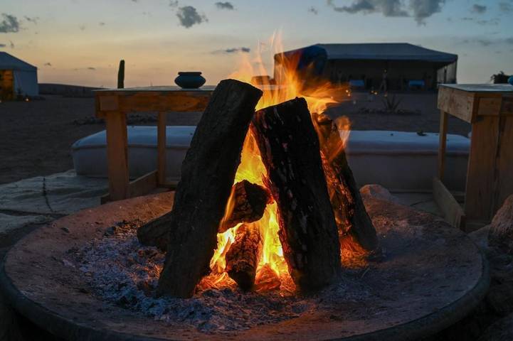 Tente pour 2 personnes, avec vue ainsi que piscine et jardin au Maroc - 4