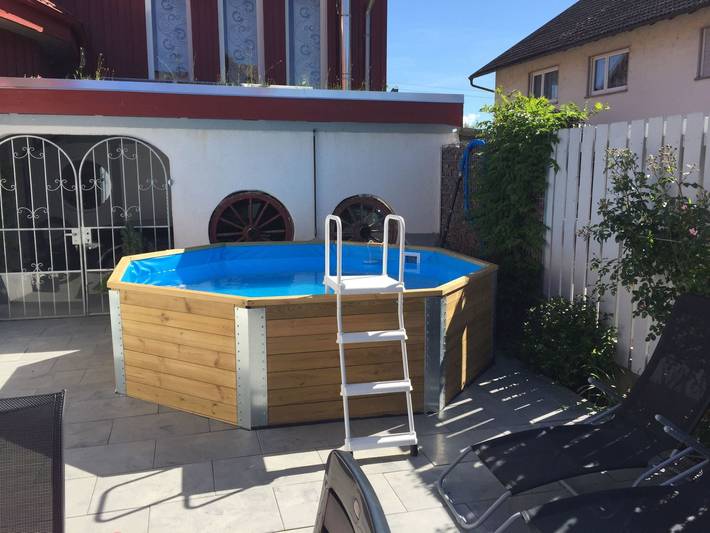 Ferienwohnung für 4 Personen, mit Pool und Terrasse, mit Haustier in Meißenheim