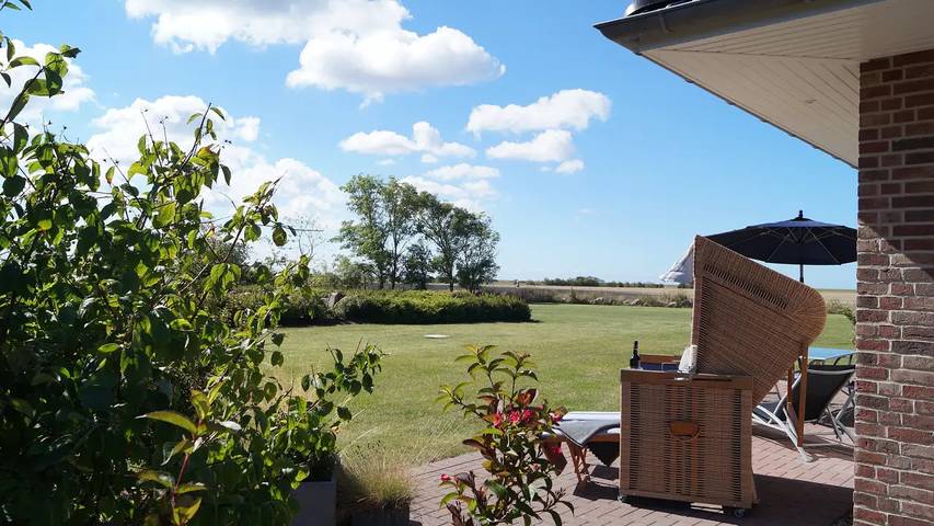 Ferienhaus für 4 Personen, mit Terrasse und Garten, mit Haustier