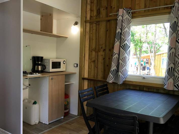 Le Petit Liou - Camping Sites et Paysages - Mobilheim 5 personen - Tithome Natur ohne Sanitär in Embrun, Nationalpark Écrins