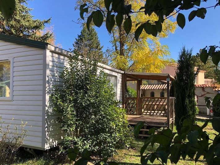 Camping Au Tylo Soleil - Mobilheim 4 personen - 32 Privilege Mobilheim Logia 26m² in Dauphin, Regionaler Naturpark Luberon