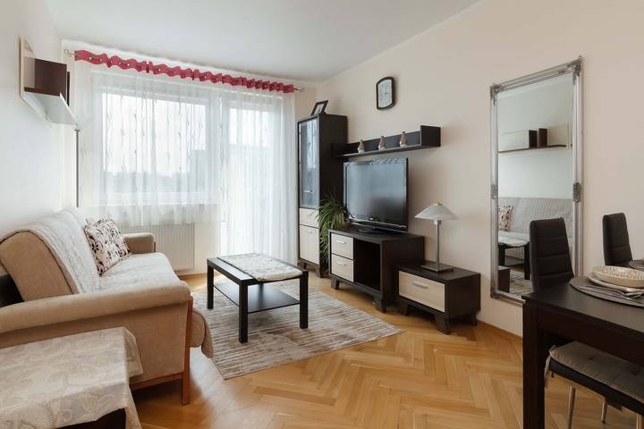 Apartament wakacyjny dla 5 osób, z Ogród w Przymorze