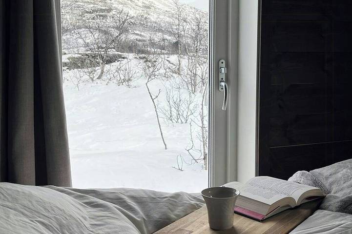 Moderne und gemütliche Hütte auf der Hardangervidda in Eidfjord