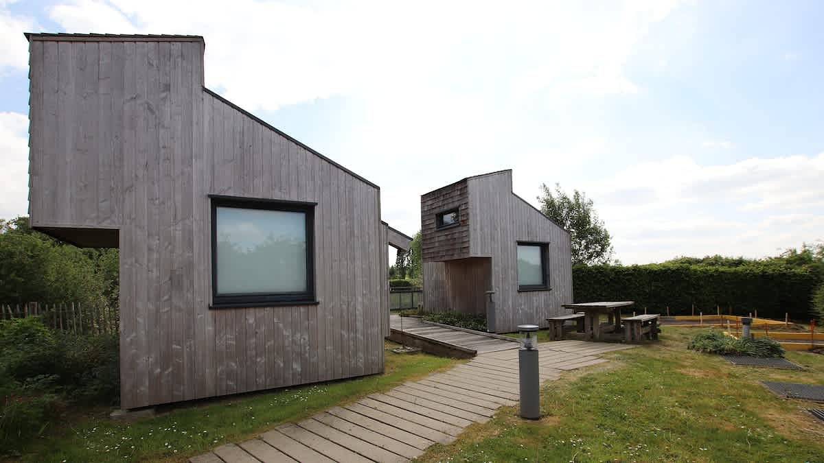 Ecolodge  Cassiopée, terrasse, Mont Bernanchon in Mont-Bernanchon, Béthune region