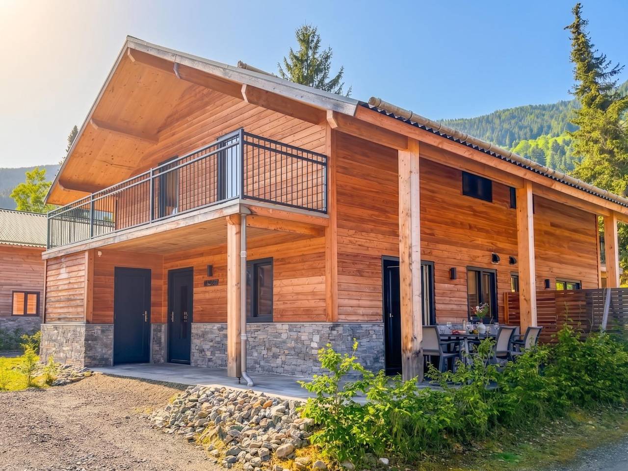Schönes Chalet mit Sauna und See- und Bergblick in Afritz am See, Villach-Land