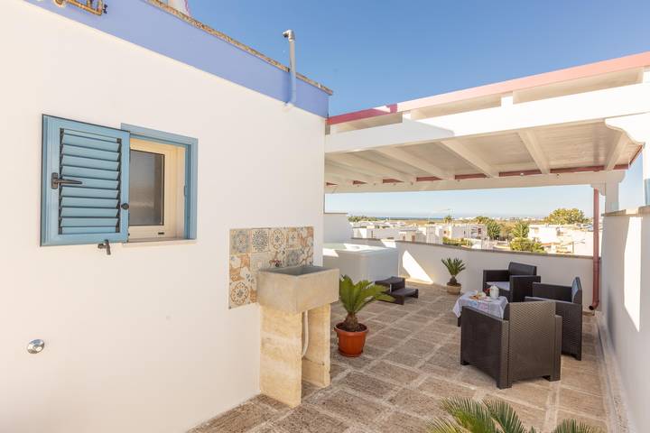 Villa per 6 persone, con Balcone/Terrazza a Ugento
