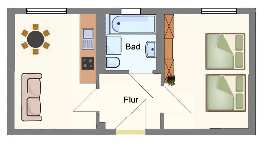Ganze Ferienwohnung, Charmante 2 Zimmer Eg-Ferienwohnung bis 6 Personen in Plauen, nähe Vogtland-Klinikum, Innenstadt, Bahnhof & mehr in Plauen, Chemnitz und Umgebung