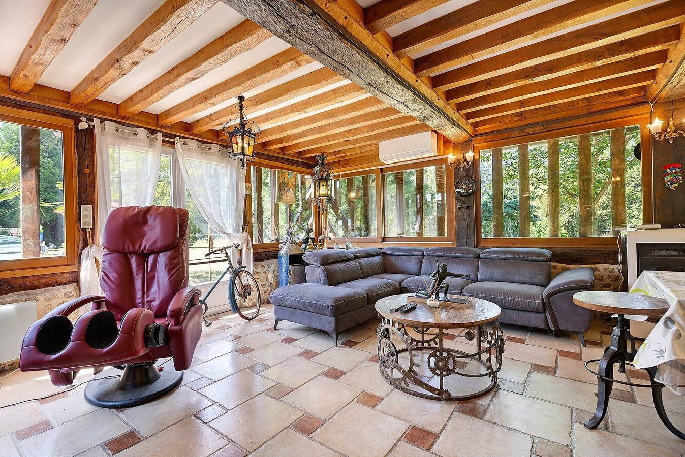 Maison Normandy: villa met spa, zwembad, jacuzzi en tennis in Normandië in Lieurey, Bernay en omgeving