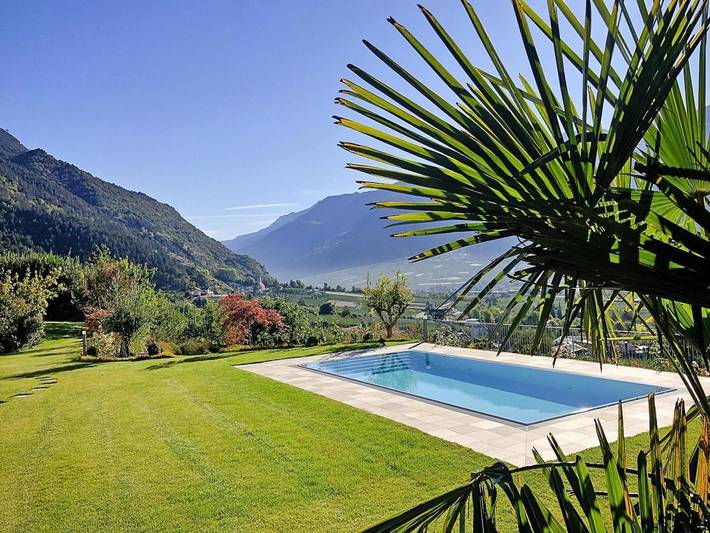 Ferienwohnung für 6 Personen, mit Balkon und Garten sowie Pool und Sauna in Latsch - 2