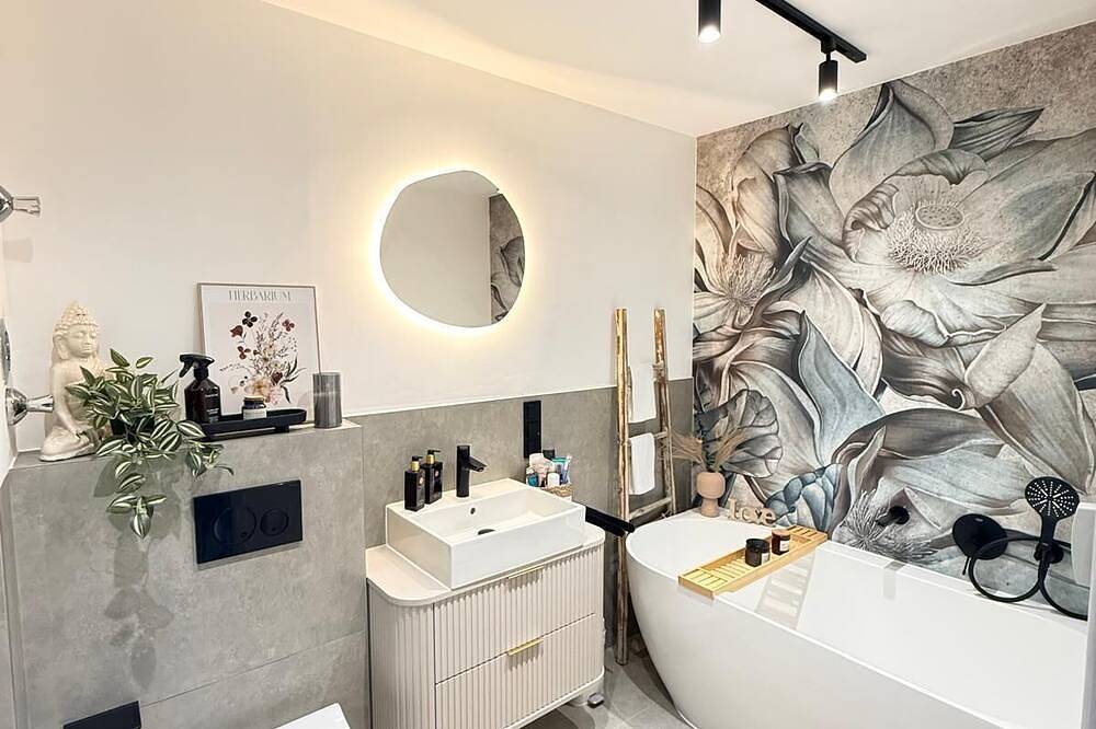 Apartamento entero, Stylish boho apartment near Mainz with balcony & parking space in Bodenheim, Landkreis Mainz-Bingen