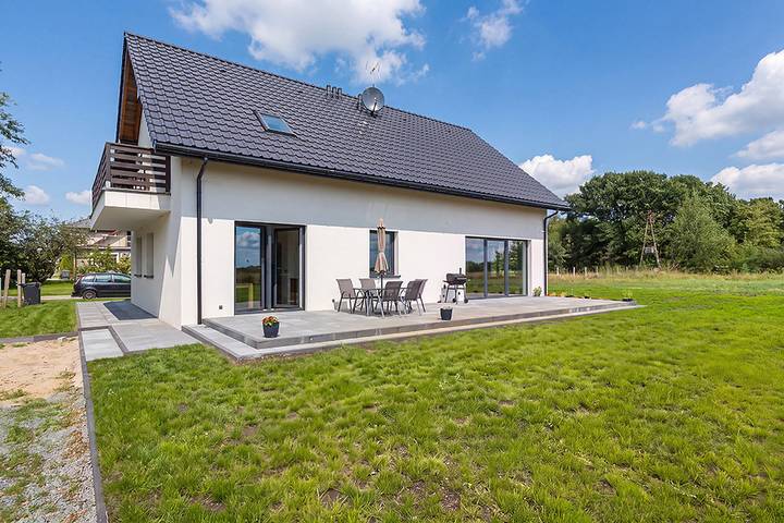 Vakantiewoning voor 6 personen, met Terras en Tuin in Wolin (eiland)