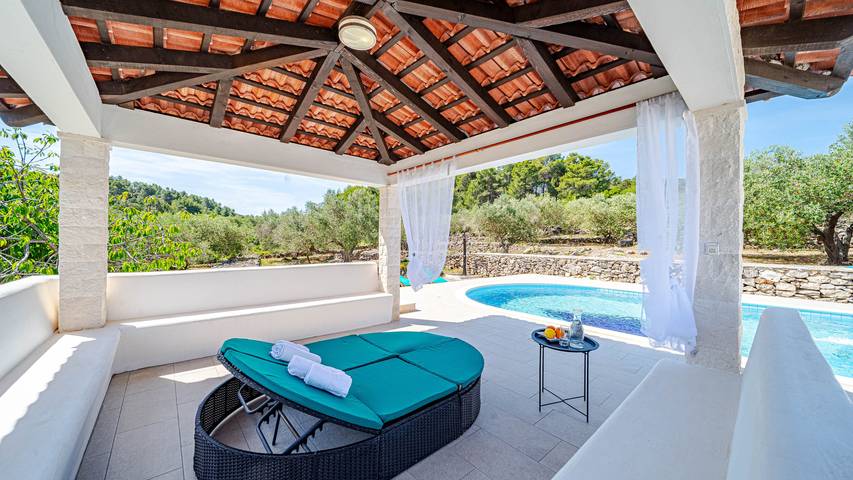 Villa pour 6 personnes, avec terrasse et jardin en Korcula - 3