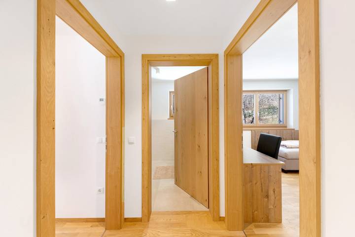 Entire apartment, Töniglerhof "Apartment Abendrot" with Mountain View, Garden & Wi-Fi in Trodena nel Parco Naturale, South Tyrol