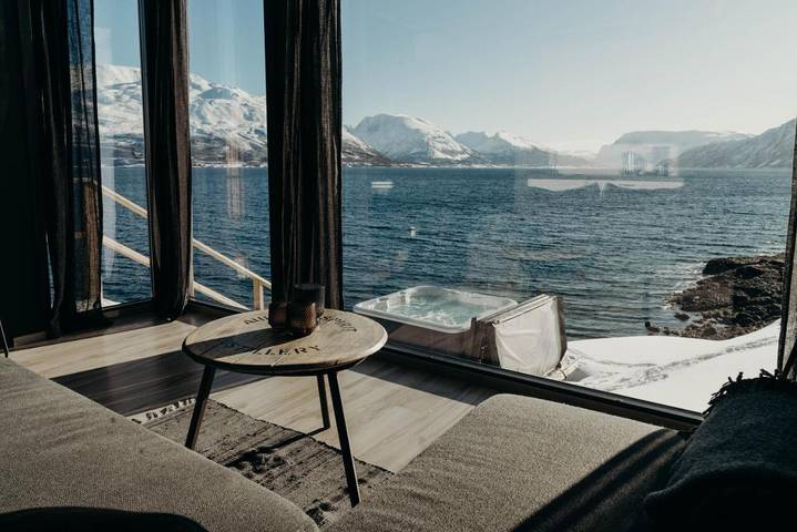 Ferienhaus für 2 Personen, mit Terrasse und Ausblick in Lyngen - 3