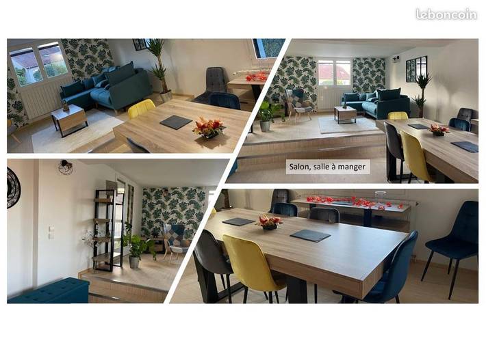 Gîte pour 8 personnes, avec vue ainsi que piscine et jardin dans Villars-Saint-Georges