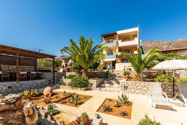 Appartement de vacances pour 2 personnes, avec Balcon et Terrasse ainsi que Jardin et Vue