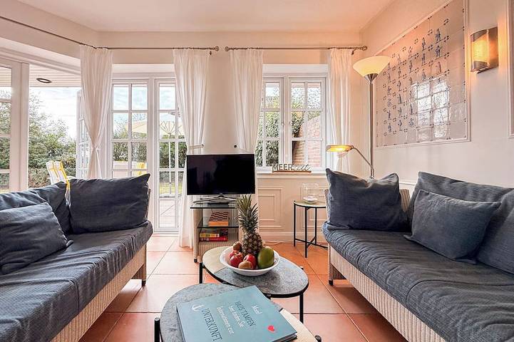 Ferienhaus für 7 Personen, mit Garten und Terrasse sowie Sauna, mit Haustier