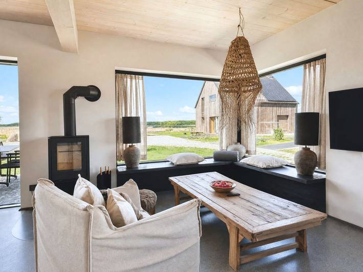 Ferienhaus für 6 Personen, mit Terrasse und Garten sowie Seeblick in Bergen auf Rügen