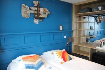 Hôtel pour 2 personnes, avec terrasse, animaux acceptés à Coudeville-sur-Mer