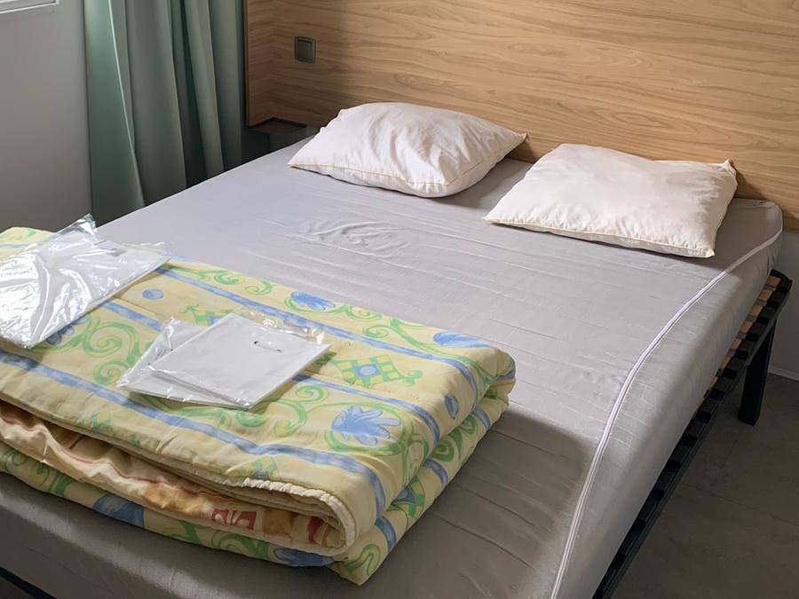 Camping Aux Coeurs Vendeens - Mobilheim 5 personen - Cottage Confort 2 Zimmer in Saint-Jean-de-Monts, Vendée