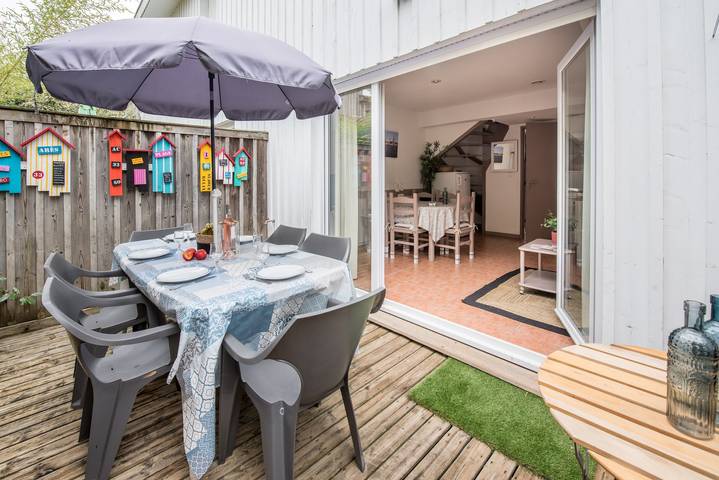 Appartement de vacances pour 5 personnes, avec Balcon et Jardin