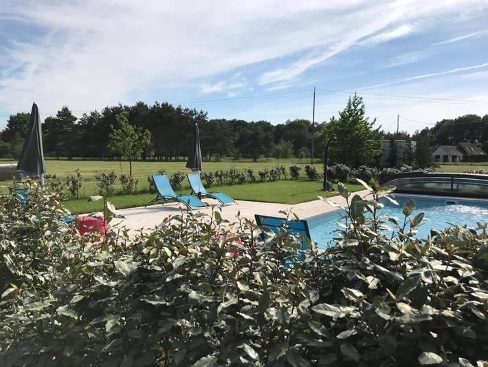 Chambre d’hôte pour 2 personnes, avec Terrasse ainsi que Jardin et Vue à Cheverny