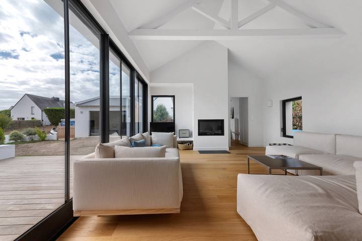 Casa de vacaciones «Villa Nikoï - Le Logeo» con terraza y jardín in Sarzeau, Côte des Mégalithes