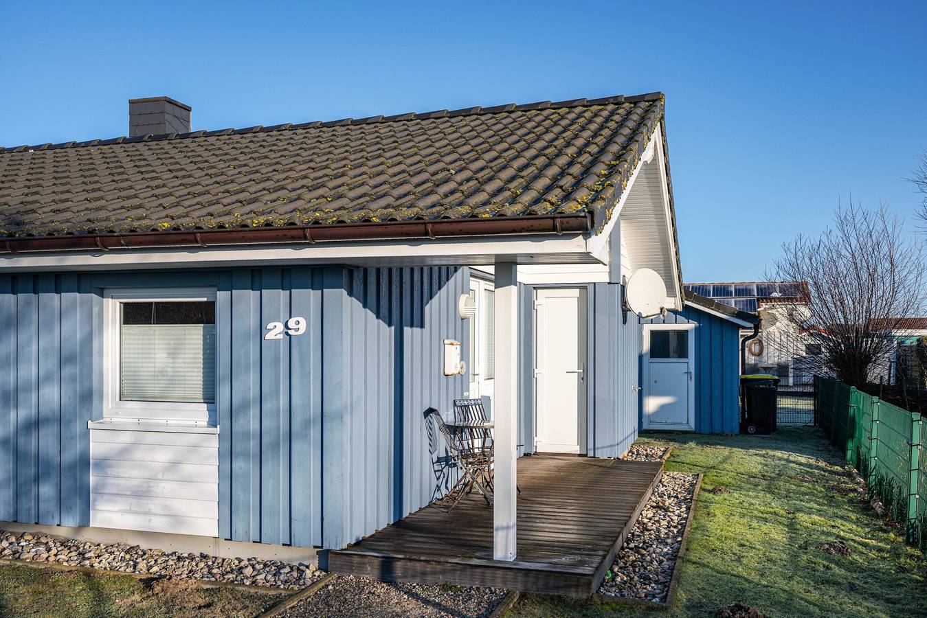 Ganze Wohnung, Ferienwohnung 'Ferienhaus Aquamarin' mit privater Terrasse und privatem Garten in Wesselburenerkoog, Nordseeküste