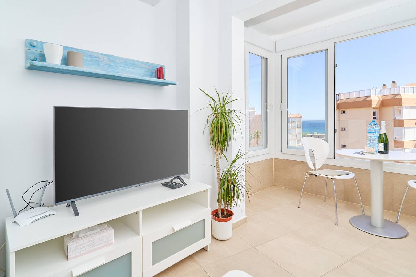Ganze Wohnung, Appartement „Studio Carabela“ mit Meerblick, Wlan und Klimaanlage in Torrox Costa, Torrox