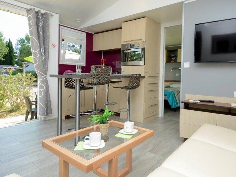 Camping Tikayan Domaine du Golfe de Saint Tropez - Mobilheim 4 personen - Missouri Luxus in Grimaud, Draguignan Region