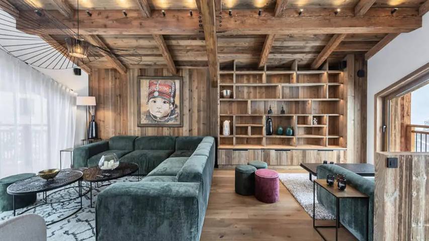 Chalet pour 11 personnes, avec Balcon et Piscine dans Courchevel 1300 (Le Praz)