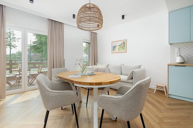 Ganze Wohnung, Komfortable Wohnung mit Terrasse in Trzęsacz, Powiat gryficki