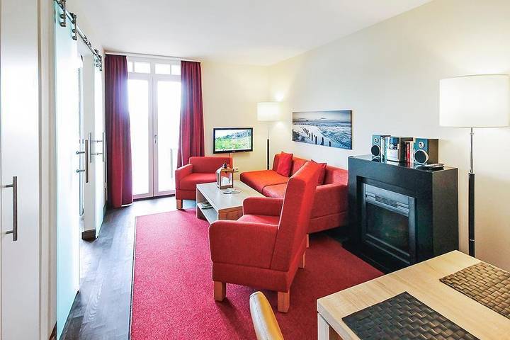 Ferienwohnung für 4 Personen, mit Balkon und Sauna in Wremen