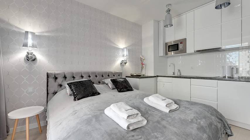 Vakantiewoning voor 2 personen, with whirlpool and zwembad as well as balkon/terras, met huisdier in Gdańsk