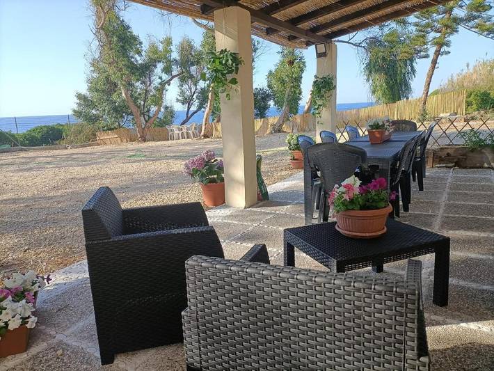 Ferienhaus für 8 Personen, mit Balkon und Terrasse sowie Garten und Ausblick