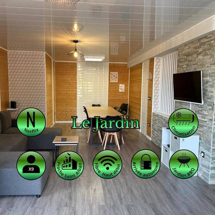 Gîte pour 9 personnes, avec Terrasse à Chavanay