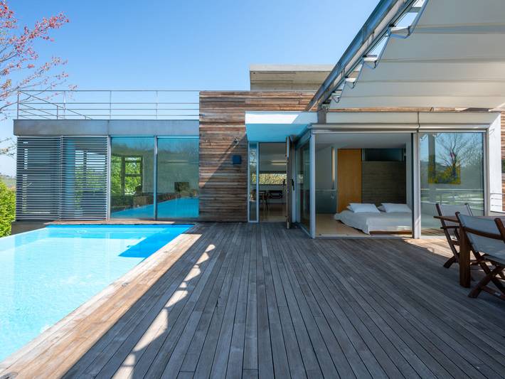 Casa de vacaciones para 10 personas, con terraza y vistas además de jardín y piscina, Se admiten mascotas - 1
