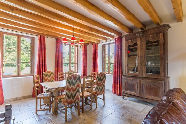 Gîte pour 10 personnes, avec terrasse et jardin, animaux acceptés dans Parc naturel régional des Boucles de la Seine Normande - 4