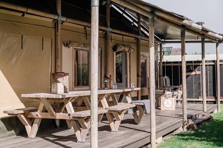 Camping für 6 Personen, mit Balkon/Terrasse und Terrasse in Nordholland - 4