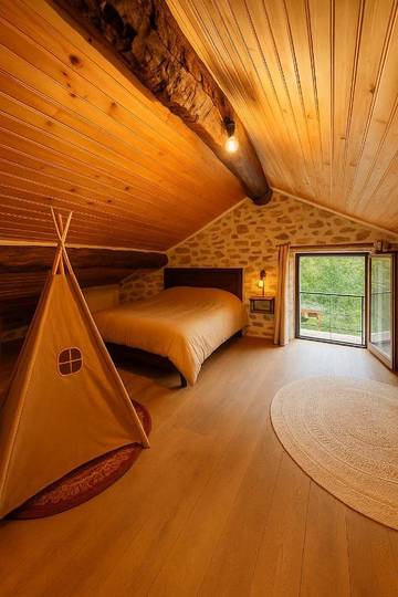 Gîte pour 6 personnes, avec balcon et vue, animaux acceptés dans Fontpédrouse