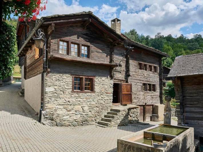 Ferienhaus für 4 Personen, mit Ausblick in Visperterminen