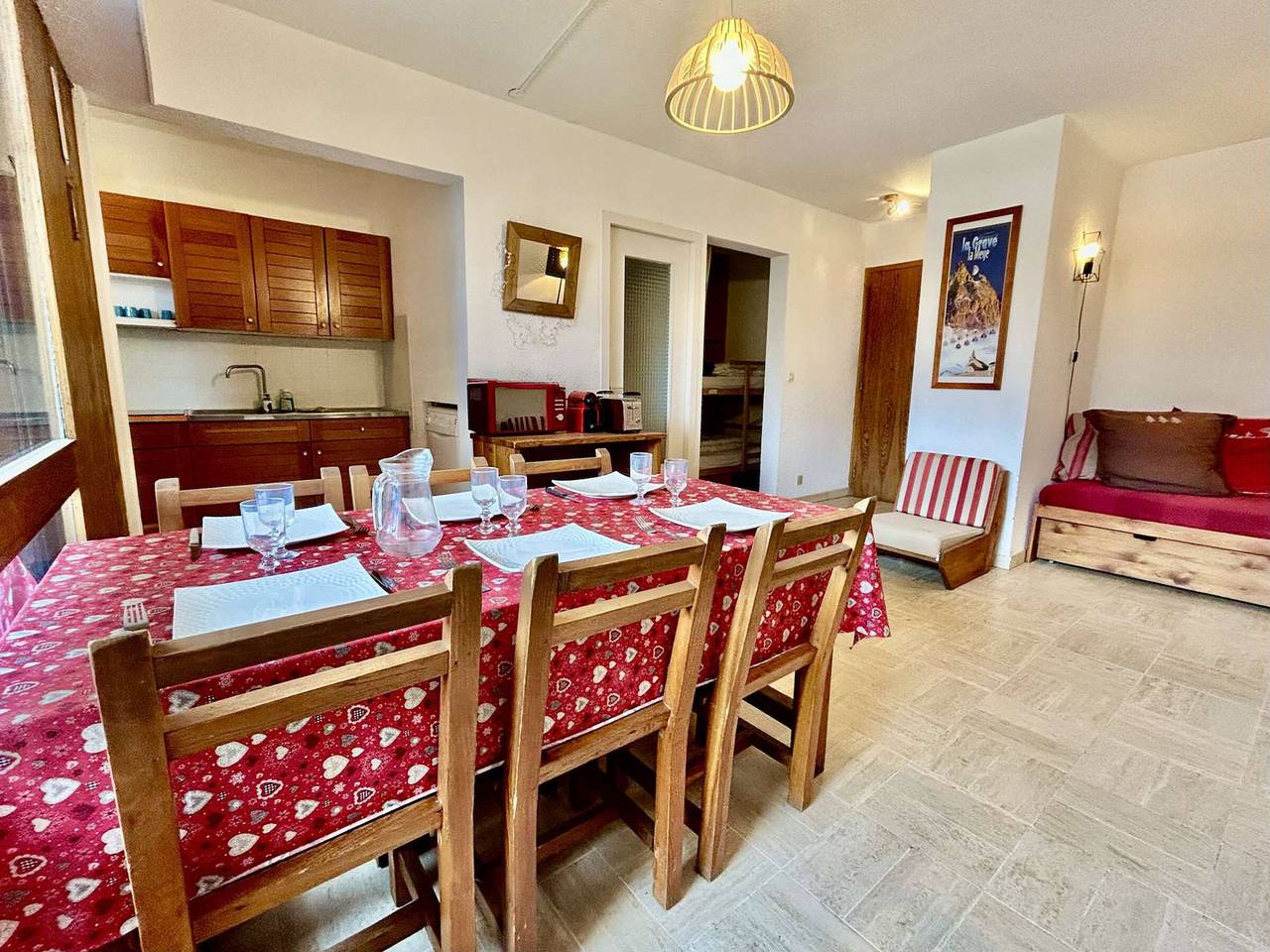 Apartamento entero, Apartamento 2 piezas con alcoba para 6 personas, cerca de pistas de esquí en Le Monêtier-les-Bains in Le Monêtier-les-Bains, Serre Chevalier