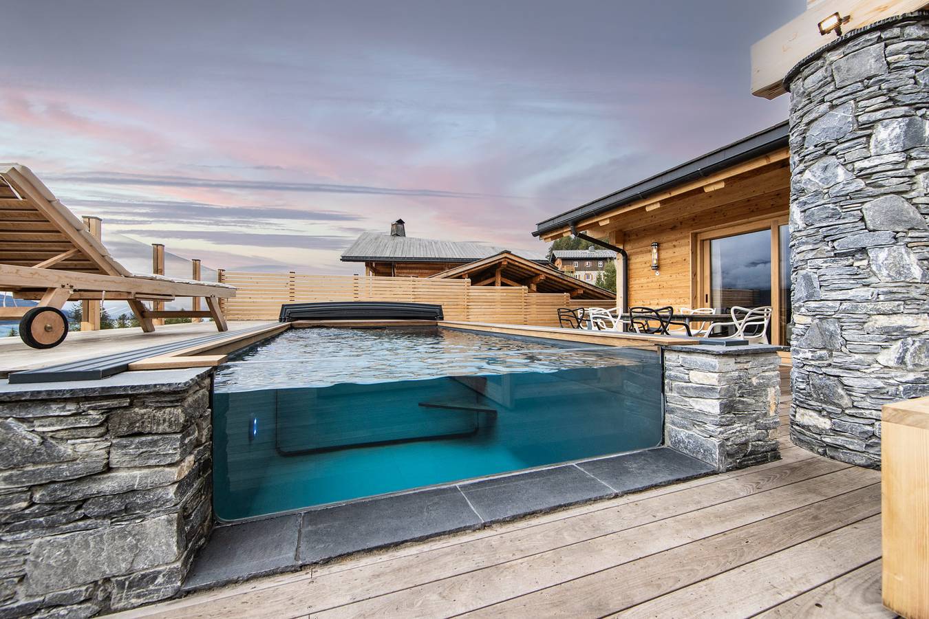 Chalet 'Béla Vya  - 1' with Mountain View, Private Pool and Wi-Fi in Les Arcs, Bourg-Saint-Maurice